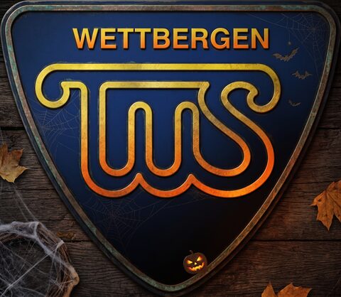 Wappen des TuS Wettbergen im Grusel-Look